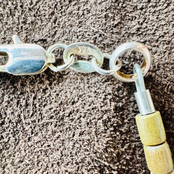 Custom clear quartz multi coloured tiger eye bracelet - Picture 3 of 6